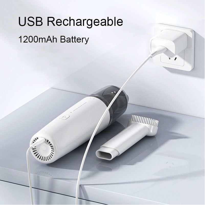 Car Vacuum Cleaner Cordless Handheld Vacuum Cleaner Rechargeable Portable Mini Car Vaccum Cleaner for Car Home Interior Cleaning-grikey
