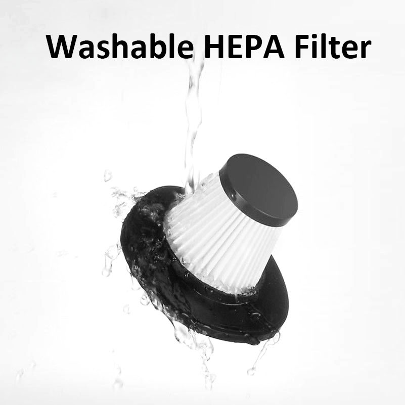 Cordless Handheld Vacuum Cleaner Rechargeable 8000Pa High Power Portable Car Vacuum Cleaner w/ LED Light for Home Office Car-grikey