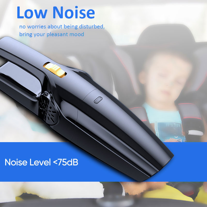 Cordless Portable Car Vacuum Cleaner 8000Pa Powerful Suction Rechargeable Auto Vaccum Cleaner for Home Office Sofa Desk-grikey