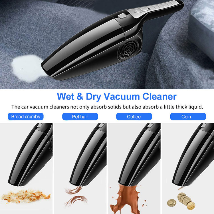 Portable Vacuum Cleaner for 12V Car Vacuum Cleaner Car Aspirateur Voiture Handheld Vacuum Cleaner For Car Auto-grikey