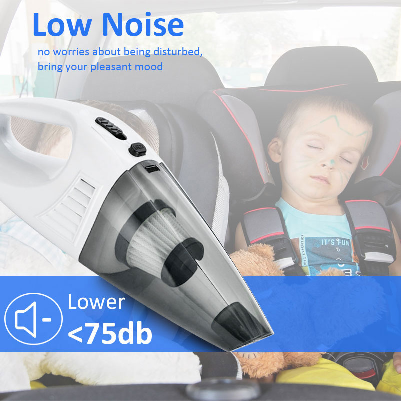 Handheld Car Vacuum Cleaner 120W High Power 12V DC Corded Portable Auto Vaccum Cleaner Car Accessories Kit for Quick Cleaning -grikey