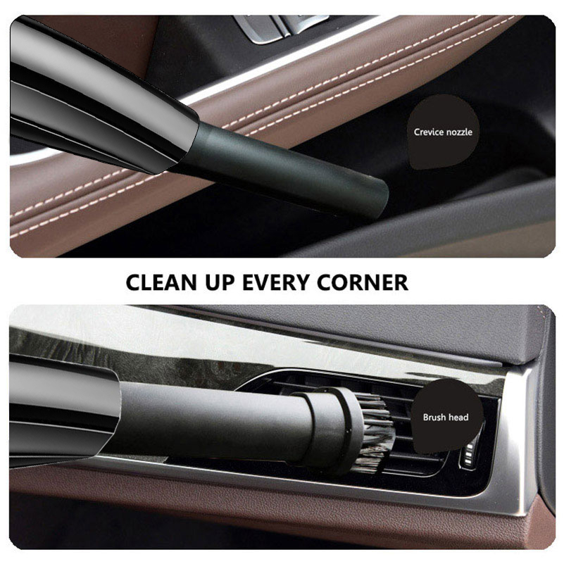 Cordless Car Vacuum Cleaner Handheld Vacuum Cleaner Rechargeable Portable Mini Car Vaccum Cleaner with Base for Car Home Office-grikey