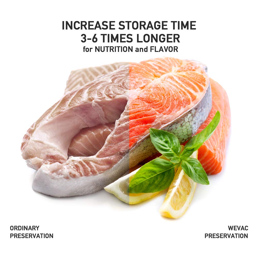 Pre-cut Embossed Vacuum Sealer Bags (100 Counts)-Wevac