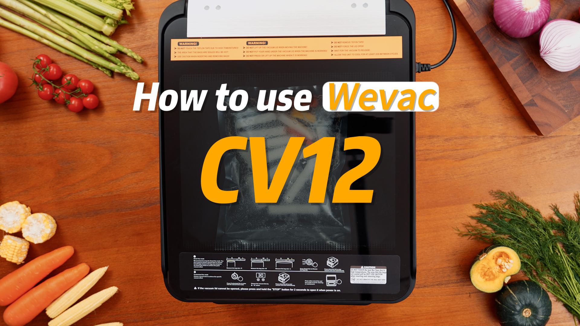 Vacuum Sealer Tutorial  How to use WEVAC Vacuum Sealer? 