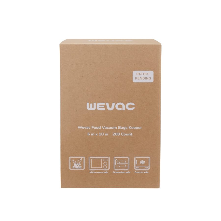 Vacuum Sealer BagWevac Embossed Vacuum Sealer Bags with Keeper