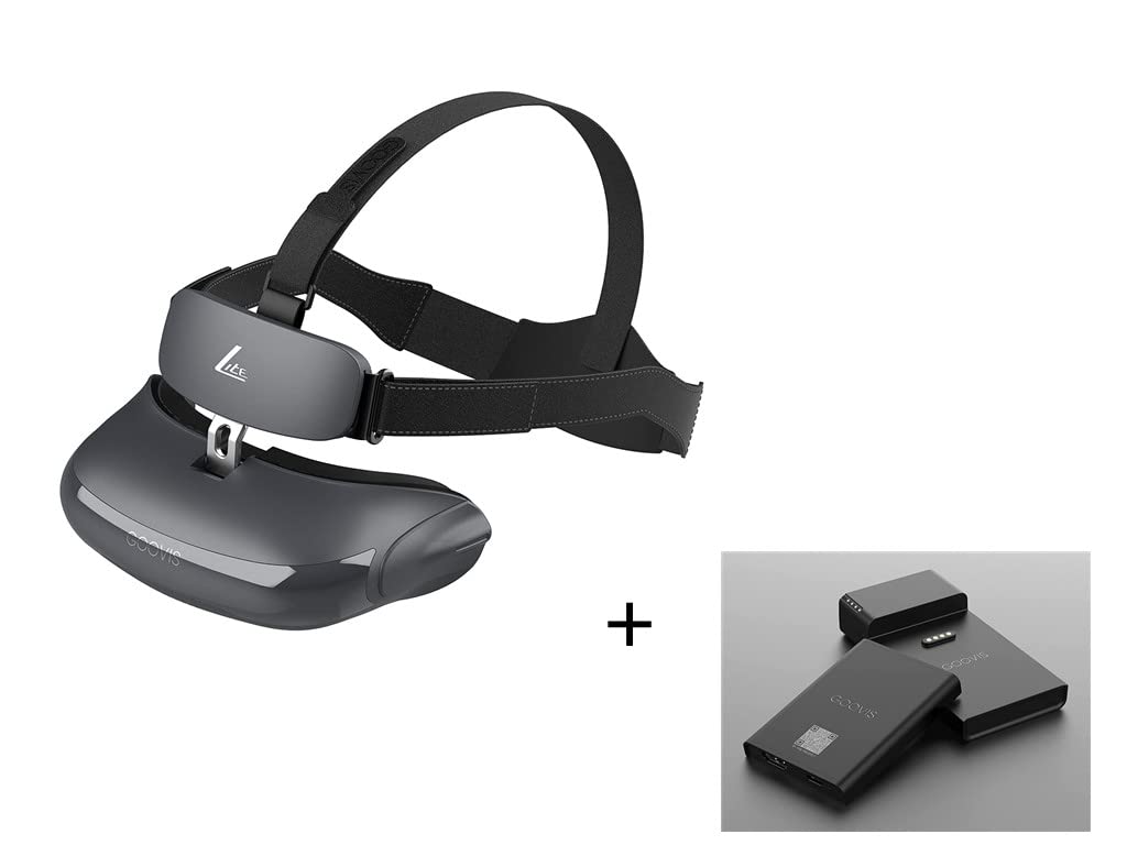 GOOVIS Lite with wireless cast, 3D Movies Virtual Reality with Dual 2K