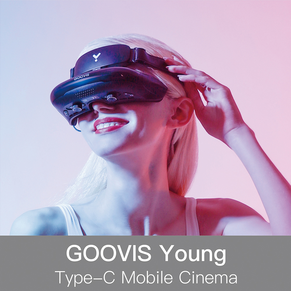 GOOVIS Young Head-Mounted Display, with HD M-OLED Display, Eye Protect