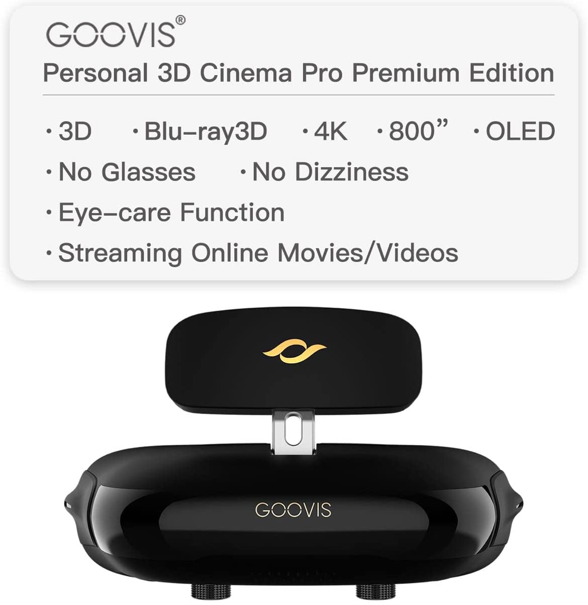 GOOVIS Pro-2021  Head Mounted Display Blu-ray 3D Meta -universe