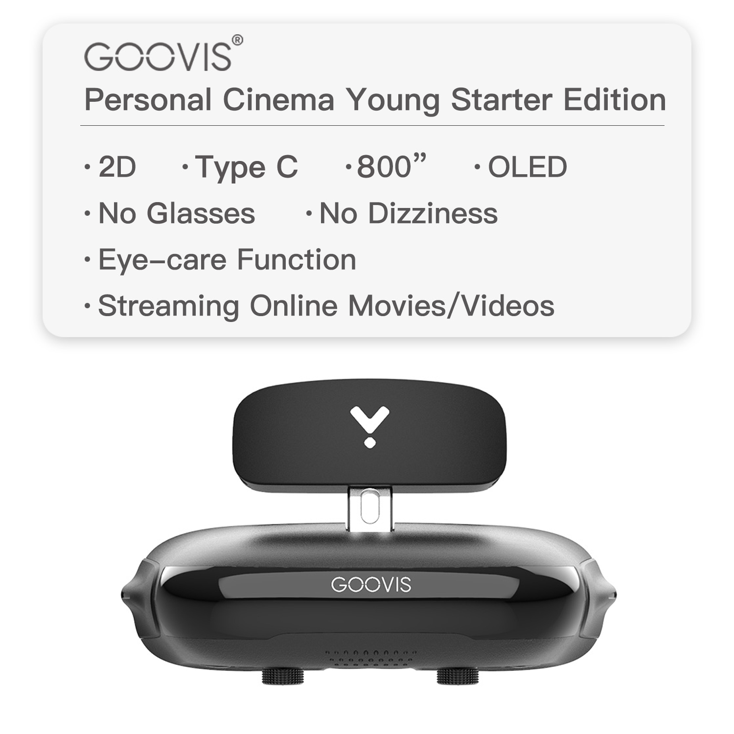 ヘッドマウントディスプレイ goovis T2 Young