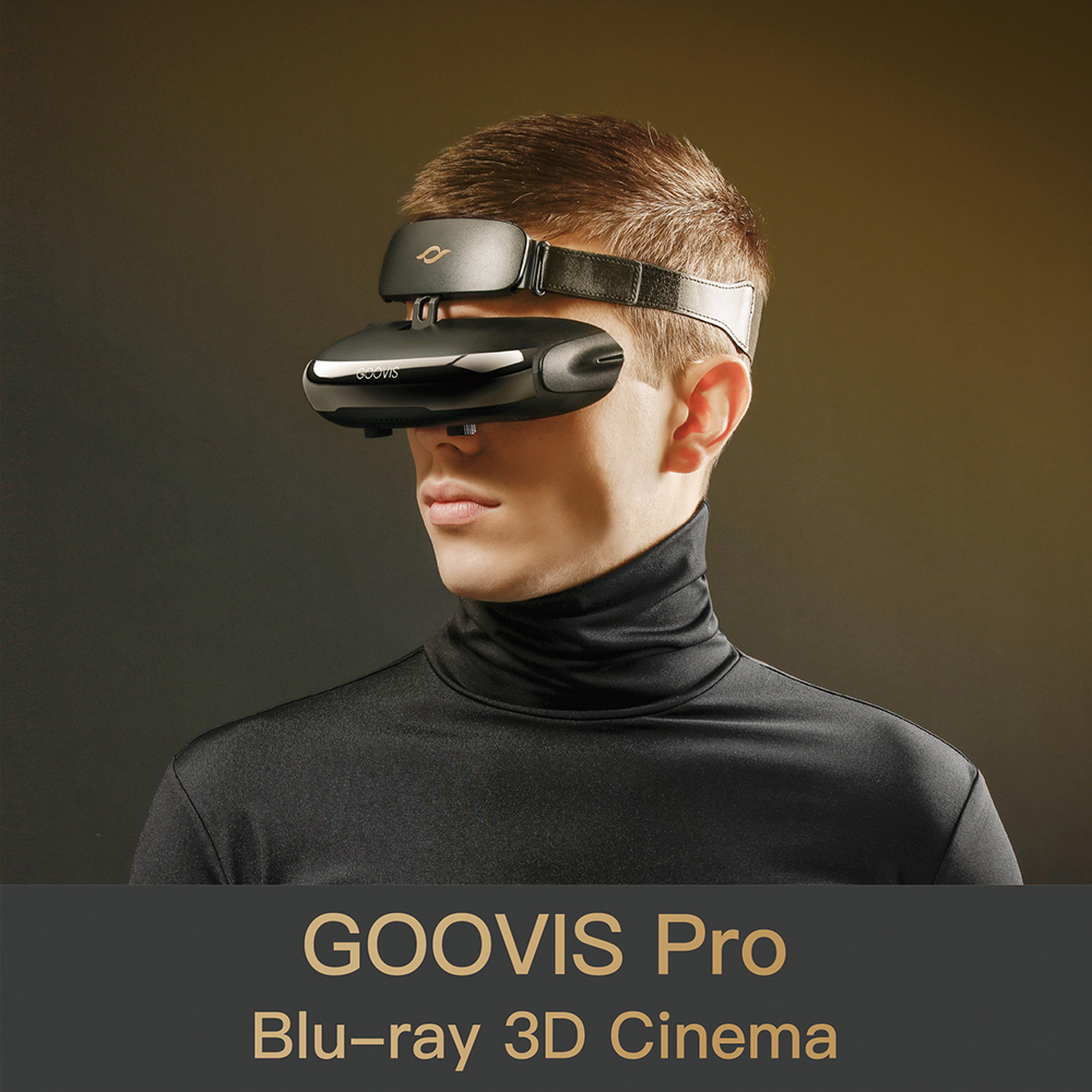 GOOVIS Pro Head-Mounted Display VR Headset with Sony 1920x1080x2 HD Sc