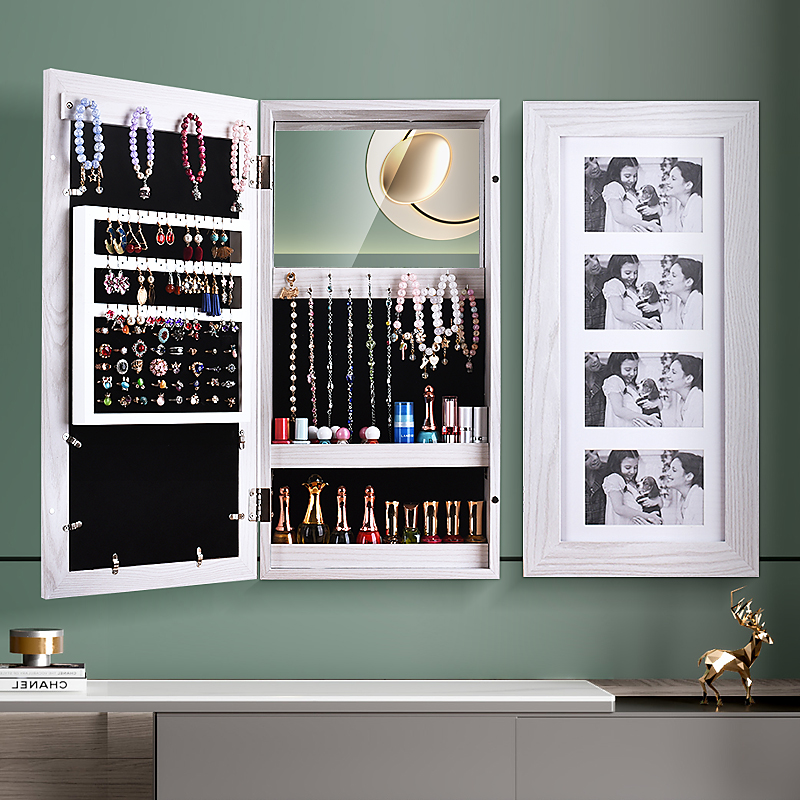 LVSOMT Promotion Jewellery Armoire with Photo Frame