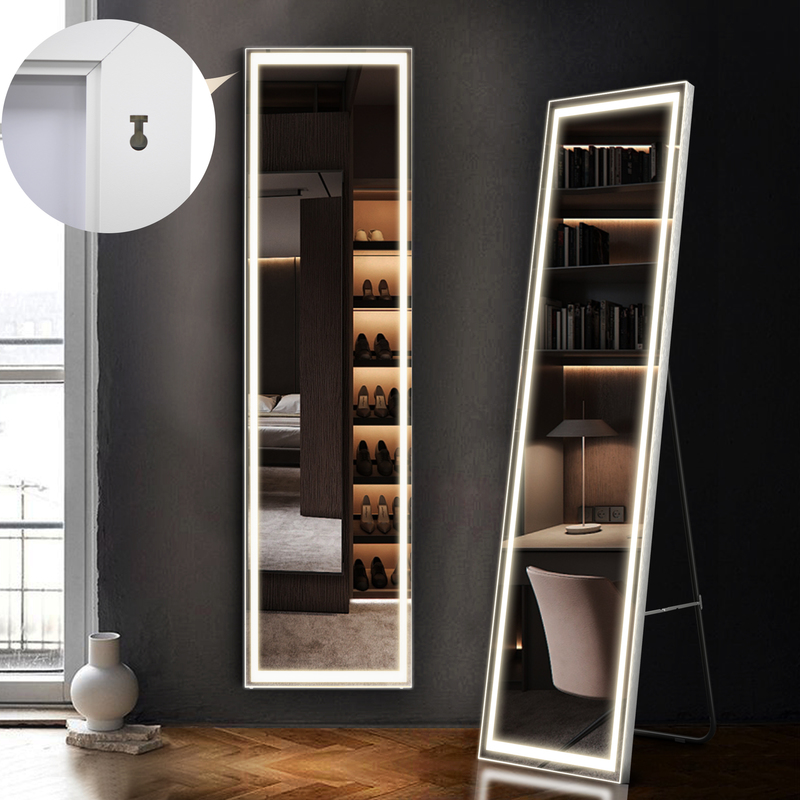 LVSOMT Full Length Mirror, Floor Mirror, Wall Mirror, Home Mirror - LVSOMT