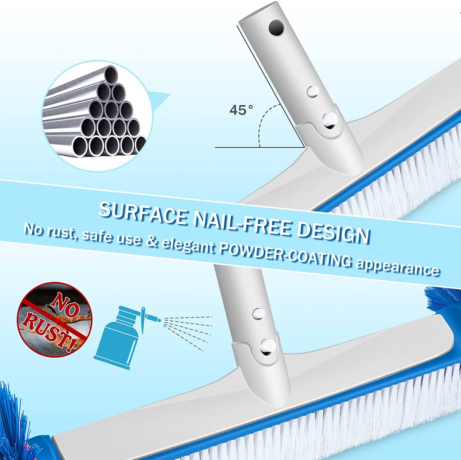 AQUAFYSH 360Degree Pool Brush