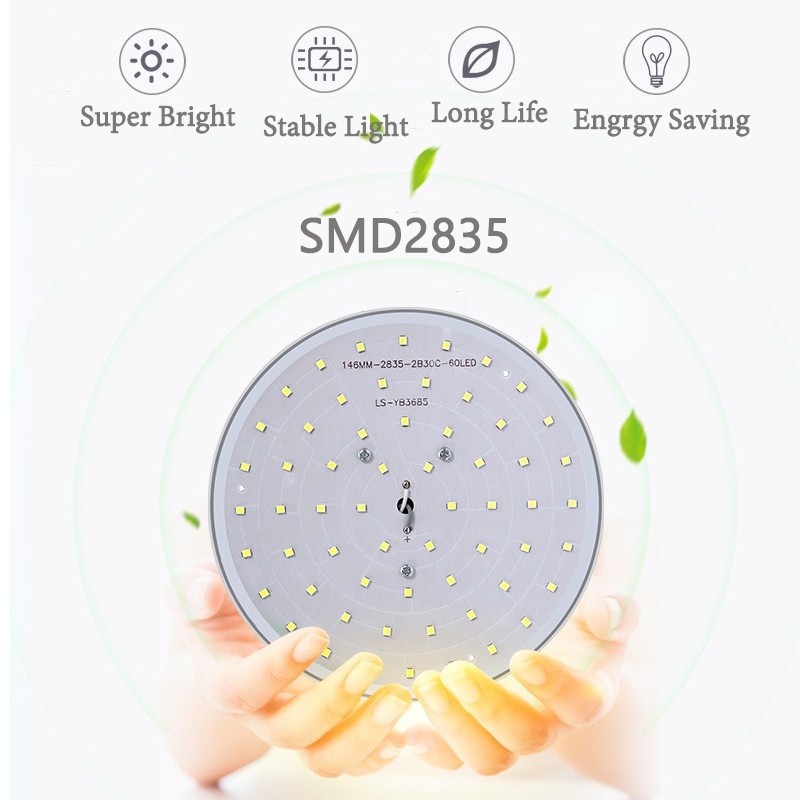 Canmeijia Super Bright Led Ceiling Light 15W 20W 30W 50W Surface Mount Ceiling Lamp 220V Lampu Siling Ruang Tamu Modern Home Lamp
