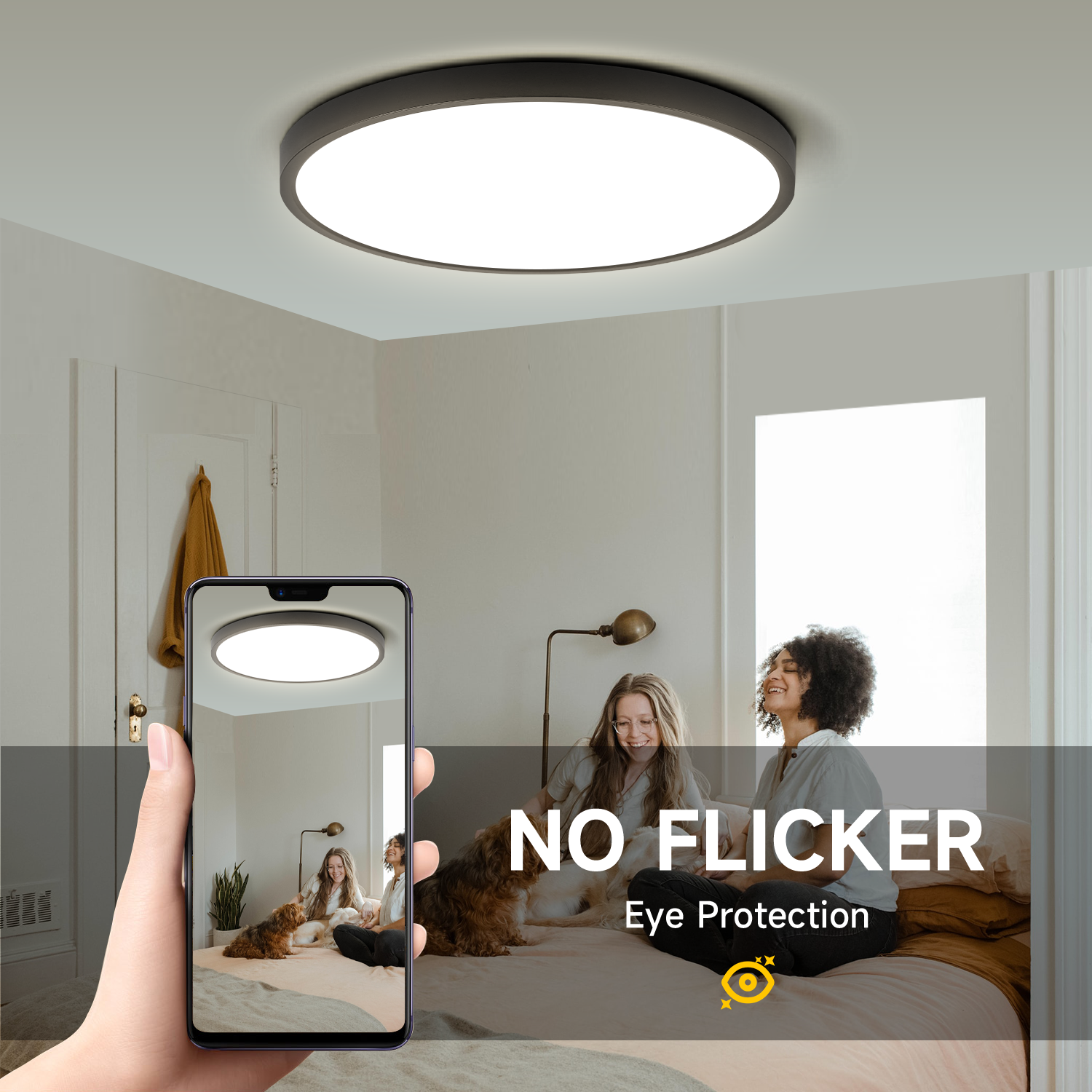Canmeijia Remote Ceiling Light