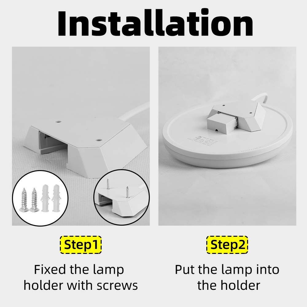 CANMEIJIA Ceiling Light, Motion Sensor, Smart PIR