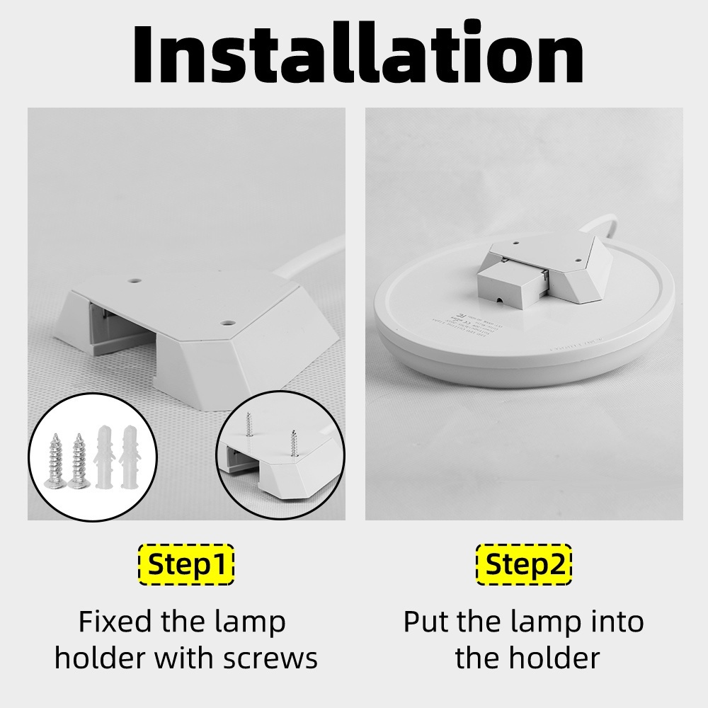 CANMEIJIA Ceiling Light, Motion Sensor, Smart PIR