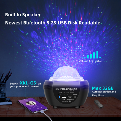 Canmeijia Galaxy Projector Starry Night Light 