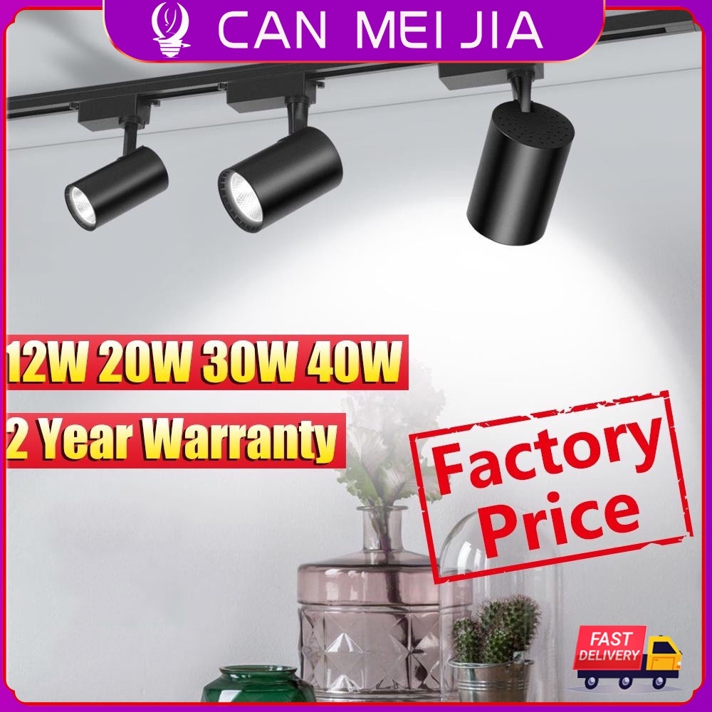 Led Track Light Fixture COB Track Lighting 220V Lamp Rail Spot Lights Clothing Shop Store Home Led 12/20/30W Spotlight