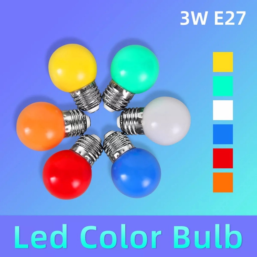 Canmeijia 6 Color Light Bulbs, Lively, Dynamic