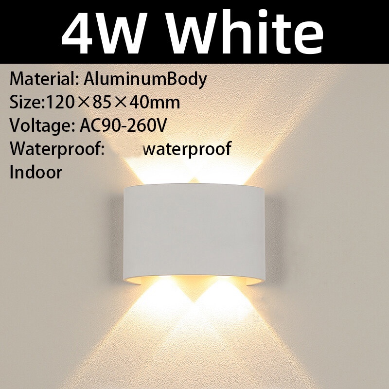 Led Wall Lamp Indoor Outdoor 4W/6W/8W Not Waterproof Lighting For Home Modern Wall Decor Sconces A85-265V Wall Lights