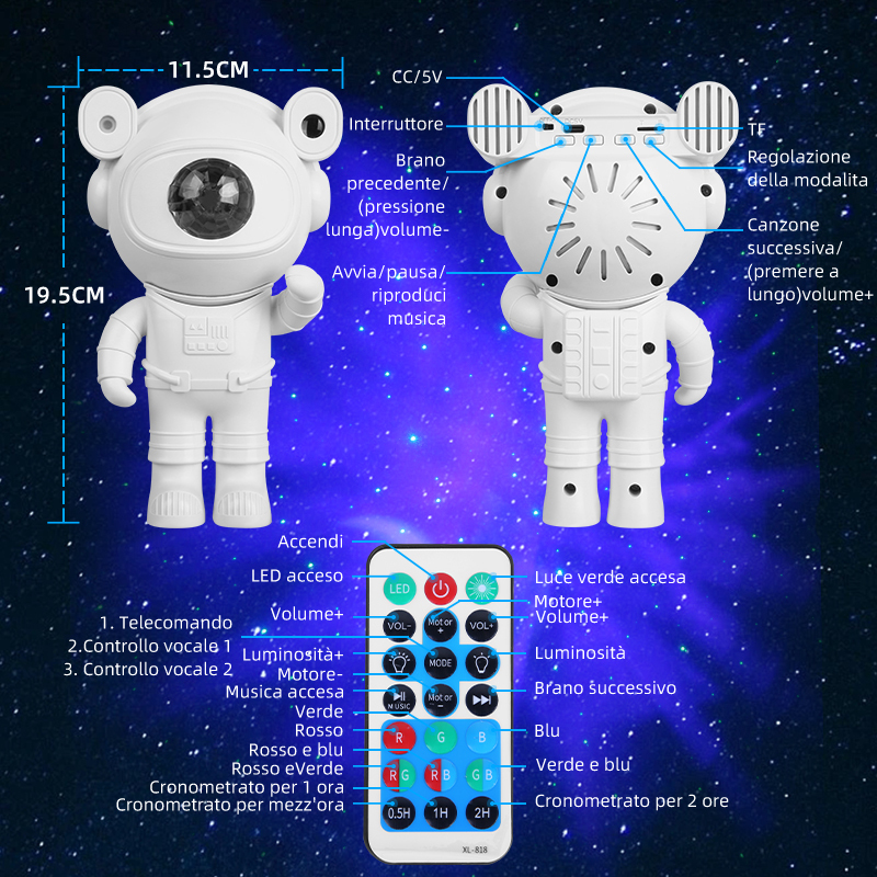 CANMEIJIA Galaxy Star Light