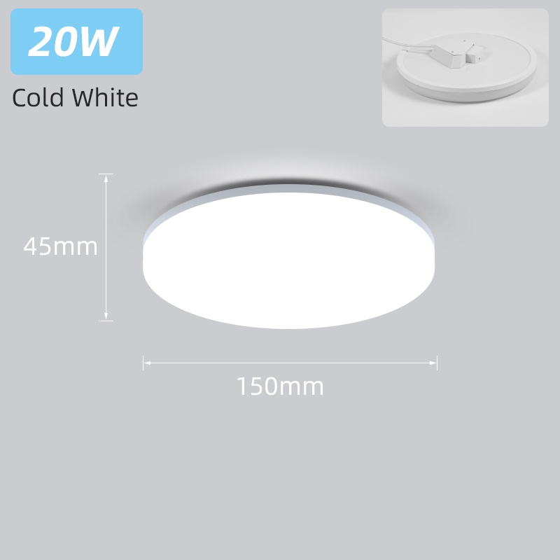 Canmeijia Super Bright Led Ceiling Light 15W 20W 30W 50W Surface Mount Ceiling Lamp 220V Lampu Siling Ruang Tamu Modern Home Lamp