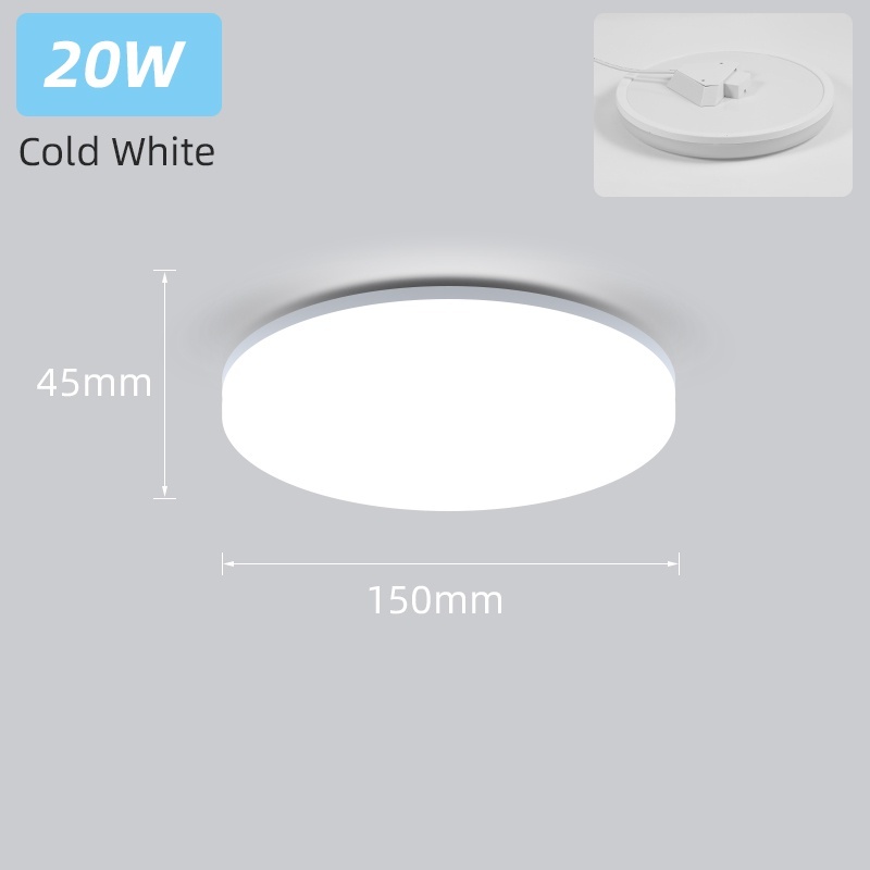 Canmeijia Super Bright Led Ceiling Light 15W 20W 30W 50W Surface Mount Ceiling Lamp 220V Lampu Siling Ruang Tamu Modern Home Lamp