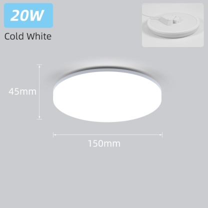 Canmeijia Super Bright Led Ceiling Light 15W 20W 30W 50W Surface Mount Ceiling Lamp 220V Lampu Siling Ruang Tamu Modern Home Lamp