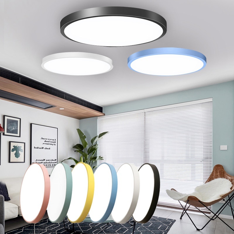 Canmeijia Macaron Ceiling Light, Colorful,