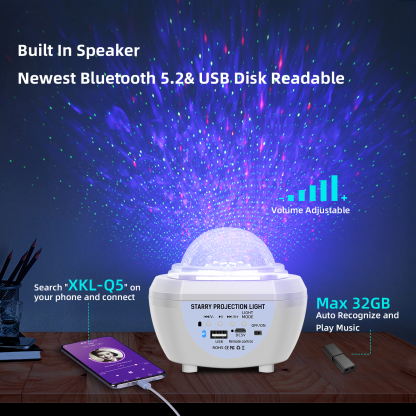 Canmeijia Galaxy Projector Starry Night Light 