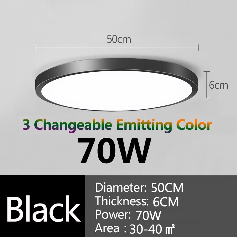 Canmeijia Led Ceiling Lights Hight brightness Emitting color 220V 15W/20W/30W/50W Ceiling
