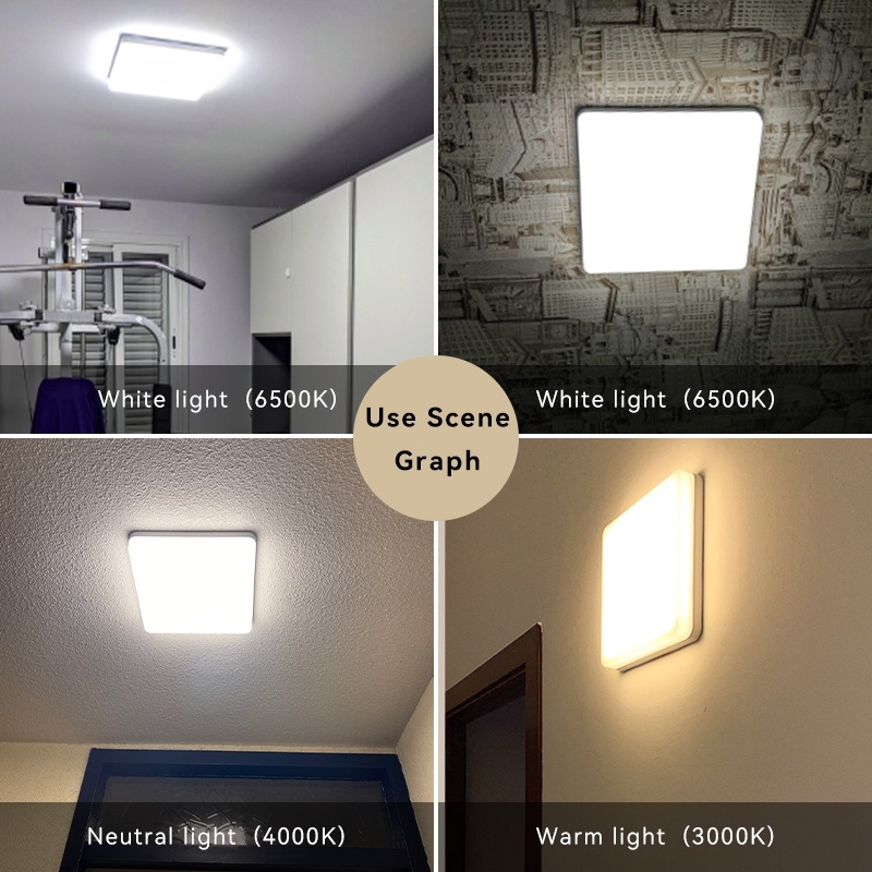 Modern Led Ceiling lamp 20W 30W 50W Square Panel Light 220V Ceiling Lights for Bedroom Kitchen Living Room Indoor Home