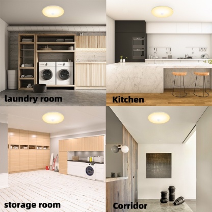 CANMEIJIA Ceiling Light, Motion Sensor, Smart PIR