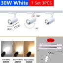 (3pcs+1M) 30W Black