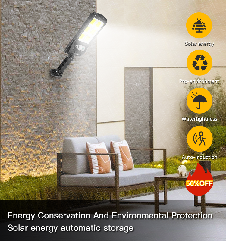 CANMEIJIA Solar Street Light, remote control