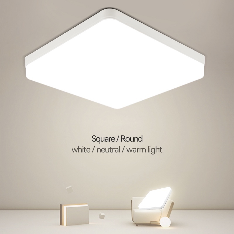 Modern Led Ceiling lamp 20W 30W 50W Square Panel Light 220V Ceiling Lights for Bedroom Kitchen Living Room Indoor Home