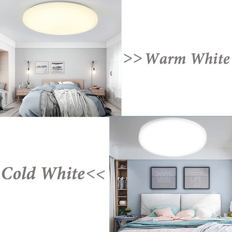Canmeijia Super Bright Led Ceiling Light 15W 20W 30W 50W Surface Mount Ceiling Lamp 220V Lampu Siling Ruang Tamu Modern Home Lamp