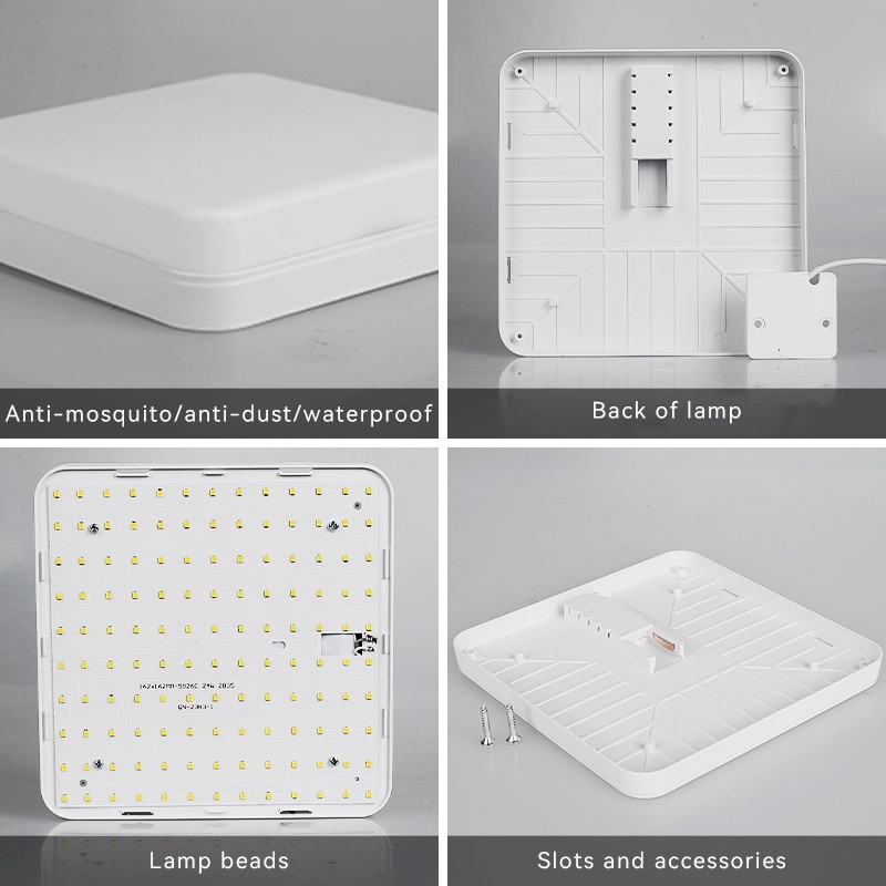 Modern Led Ceiling lamp 20W 30W 50W Square Panel Light 220V Ceiling Lights for Bedroom Kitchen Living Room Indoor Home