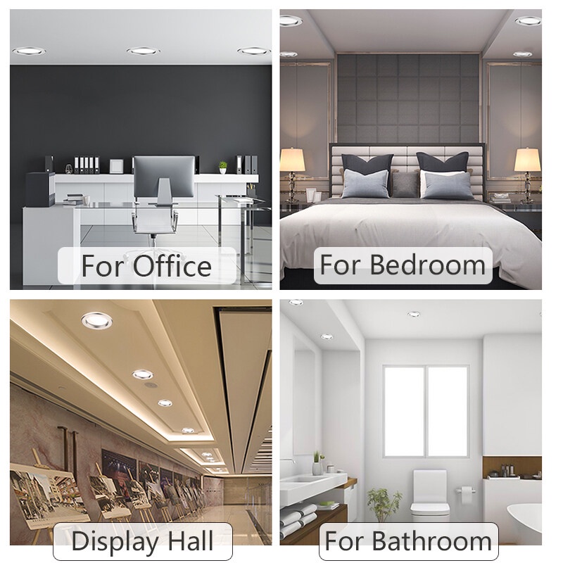 Led eyeball 110/220V Ceiling Round Recessed Down Light Lamp Indoor lighting Spot led 5W/7W/12W/18W Spotlight For Home