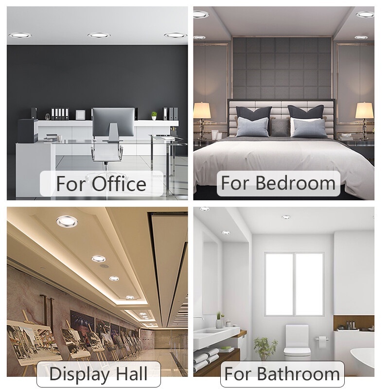 Led eyeball 110/220V Ceiling Round Recessed Down Light Lamp Indoor lighting Spot led 5W/7W/12W/18W Spotlight For Home