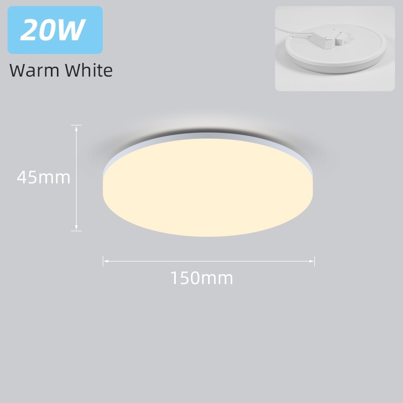 Canmeijia Super Bright Led Ceiling Light 15W 20W 30W 50W Surface Mount Ceiling Lamp 220V Lampu Siling Ruang Tamu Modern Home Lamp