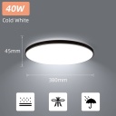 Black 40W Cold White