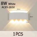 White 8W 1PC