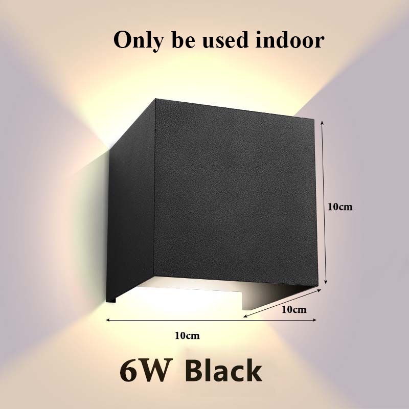 Led Wall Lamp Indoor Outdoor 4W/6W/8W Not Waterproof Lighting For Home Modern Wall Decor Sconces A85-265V Wall Lights