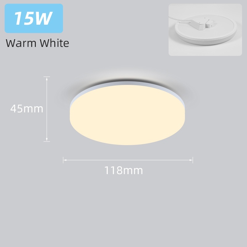Canmeijia Super Bright Led Ceiling Light 15W 20W 30W 50W Surface Mount Ceiling Lamp 220V Lampu Siling Ruang Tamu Modern Home Lamp