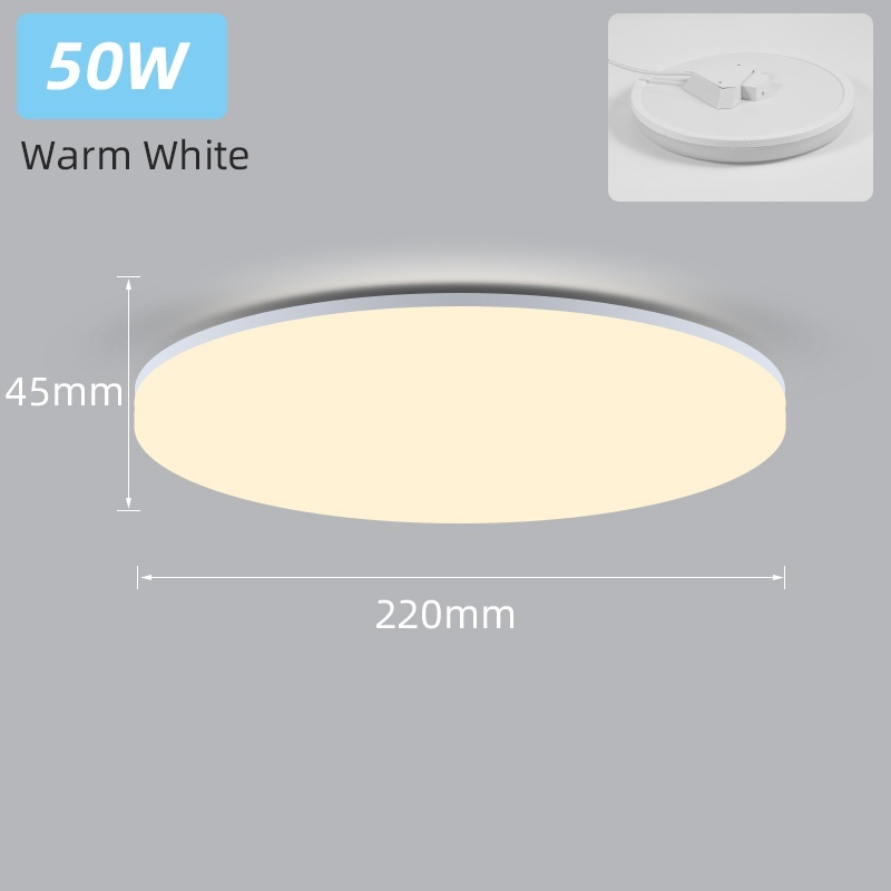 Canmeijia Super Bright Led Ceiling Light 15W 20W 30W 50W Surface Mount Ceiling Lamp 220V Lampu Siling Ruang Tamu Modern Home Lamp