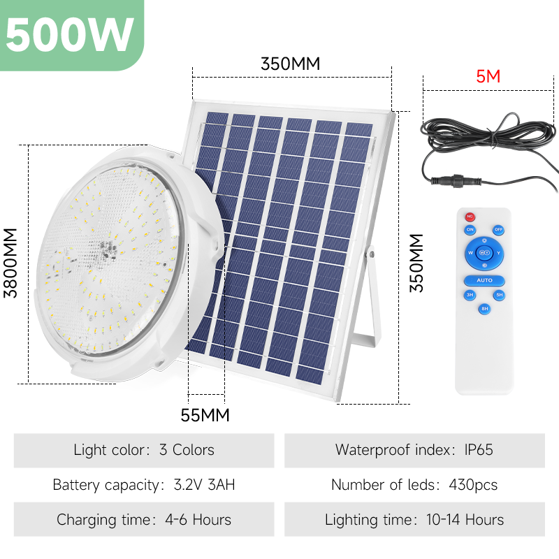 CANMEIJIA Ceiling light, Solar, d