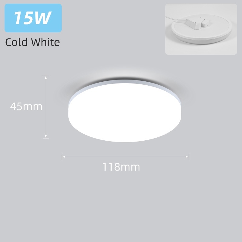 Canmeijia Super Bright Led Ceiling Light 15W 20W 30W 50W Surface Mount Ceiling Lamp 220V Lampu Siling Ruang Tamu Modern Home Lamp