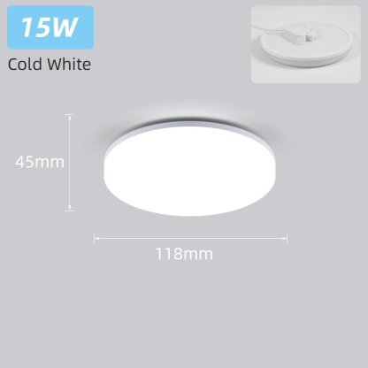 Canmeijia Super Bright Led Ceiling Light 15W 20W 30W 50W Surface Mount Ceiling Lamp 220V Lampu Siling Ruang Tamu Modern Home Lamp